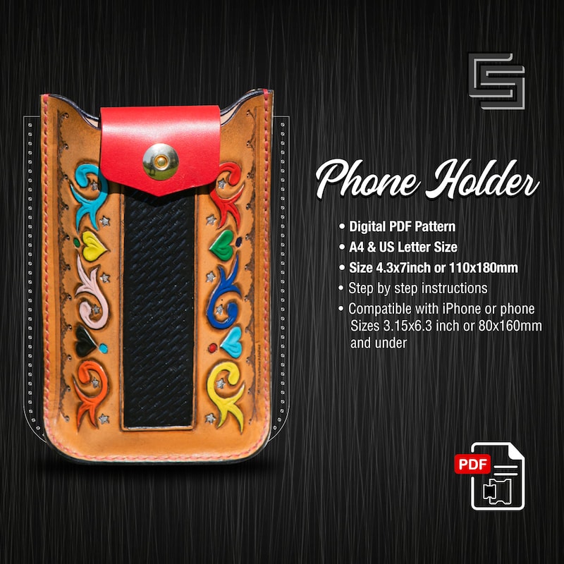 Leather Phone Case Pattern - Etsy