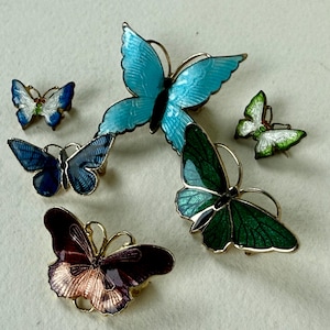 Antique Butterfly Brooch - Etsy