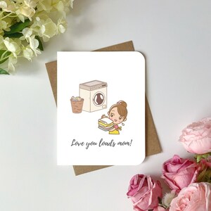 Niedliche Muttertagskarte Ich liebe dich lädt Mama Sentimentales Muttertagsgeschenk Ich liebe dich Mama Geschenk für Mama