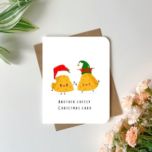 Weihnachtskarte | "Noch eine kitschige Weihnachtskarte" Süßer, witziger Gruß, Weihnachtskarte, Postkarte für Sie, für Ihn, Feiertagskarte."