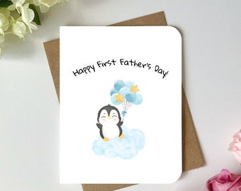 First Father’s Day card Happy first Father’s Day 1st Father’s Day card for dad greeting card for daddy