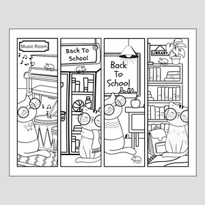 Printable Coloring Bookmarks, DIY Bookmarks, Back to School, Reading ...
