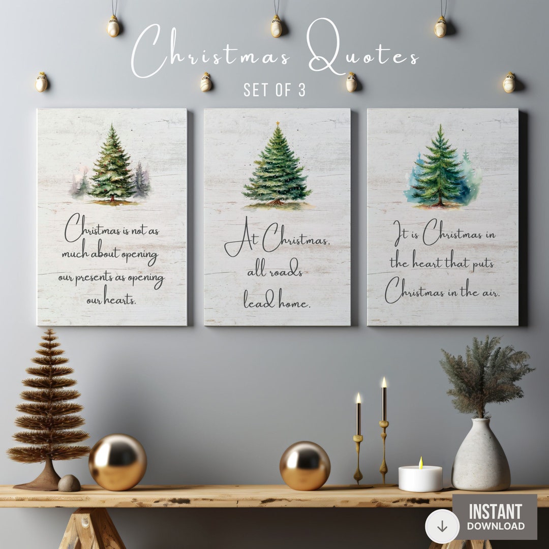 Christmas Printable Quotes Wall - Il 1080xN.5314571504 Dugx 