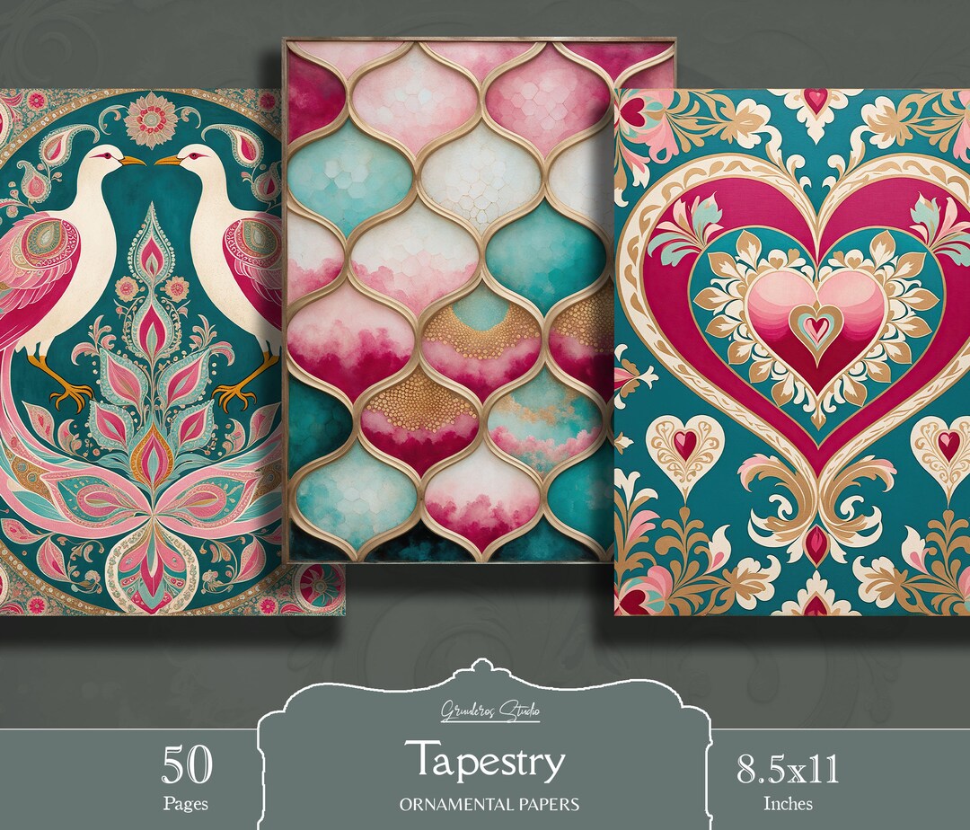 Printable Green Paper Ornamental Texture Theme Journal Embellishment Printable Green Paper Ornamental Texture Theme Journal Embellishment
