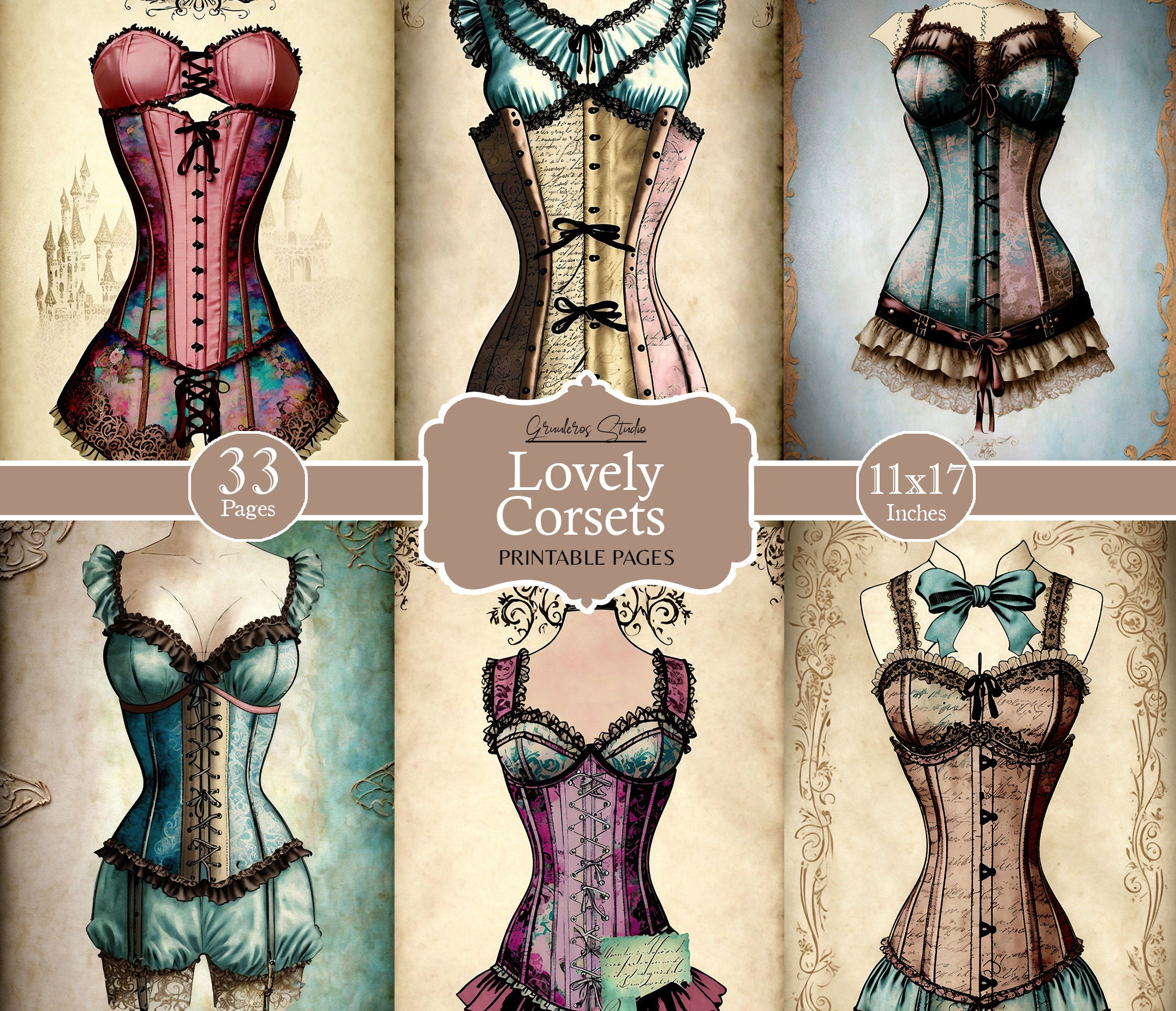 Buy Vintage Style Corset Online In India -  India