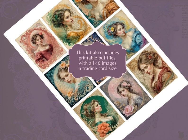 Victorian Women Junk Journal Pages, Victorian Ladies Junk Journal ...
