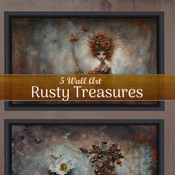 Rusty Metal Art Etsy