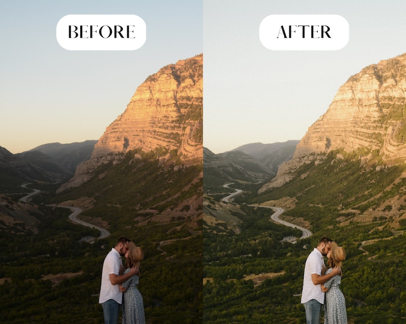 Utah Influencer Presets MOBILE LIGHTROOM Preset Package, Adobe