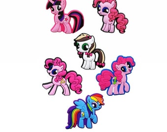 My little pony croc charms