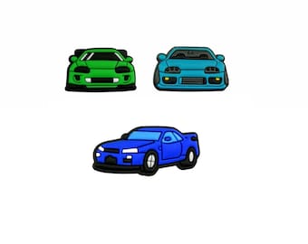 Sport cars jibbitz  | Car Croc Charms | Shoe accessories | Cool charms | Boy jibbitz | Croc charms men | Croc charms boy | Croc charms set