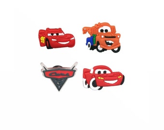 Lightning McQueen croc charms | car Jibbitz | croc charms | Disney | The cars cartoon croc charms |