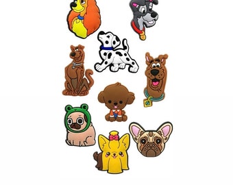 Cute puppy croc charms | dog croc charms | Charms crocs | Accessories | Croc charms set | Croc jibbitz pack | puppy charms | pets charms