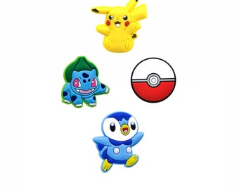 Pokemon croc charms | croc jibbitz anime | Poke Pika | Pikachu | Pokemon croc Jibbitz | Anime | kids