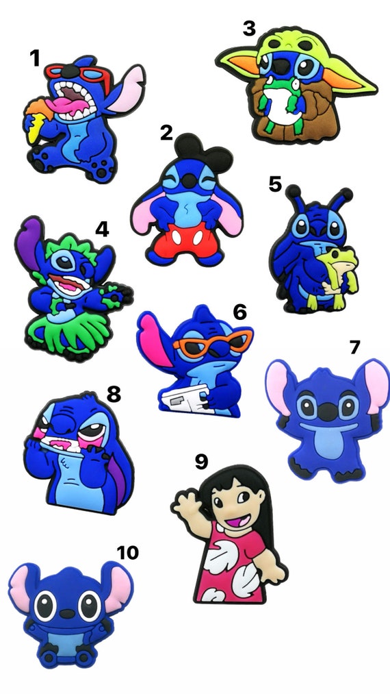 Stitch Crocs Charms | Stitch Jibbitz | Lilo and Stitch | Cartoon