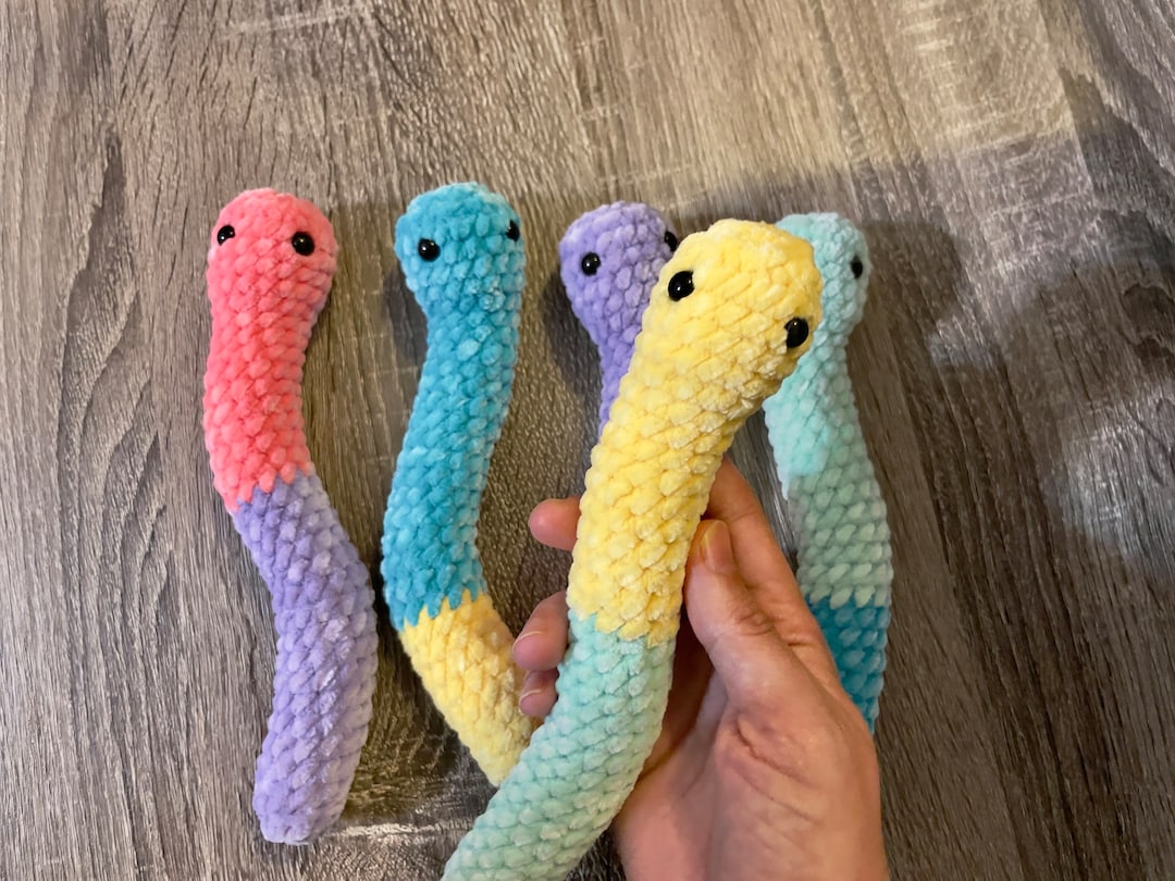 Gummy Worms Plushygummy Worm Stuffed Toy Emotional Support Toys - Etsy