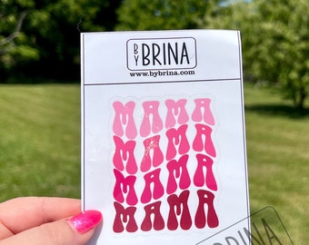 Groovy MAMA Waterproof Sticker | Mom Gift