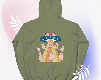 Lunar Leo Unisex Hoodie Trippy Hoodie UFO