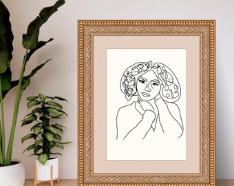 Living room, study, unique wall art