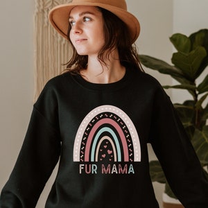 Dog Sweatshirt for Women, Dog Owners Gifts, Funny Dog Sweatshirt, Cute Dog Paw Sweatshirt, Animal Lover Sweatshirt, Boho Sweatshirt