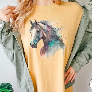 Comfort Colors® Horse Riding Shirt, Wild West Shirt, Western Graphic Tee, Cowgirl Shirt, Western Style, Horse Gift for Horse Lover