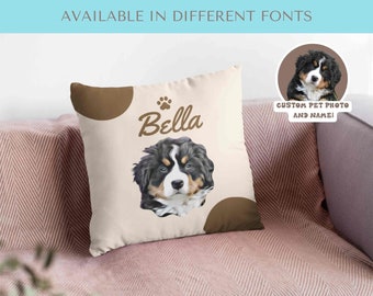Custom pet pillow, dog keepsake, dog pillow, cat themed gifts, custom dog pillow, pet face pillow, pet photo pillow, pet pillow photo