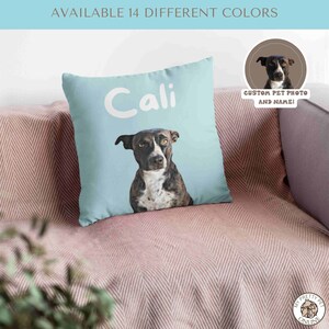 Custom Pet Pillow, Personalized Pet Portrait, Pet memorial gift, Gifts for Dog Lovers & Pet Loss, dog keepsake, dog pillow, cat themed gifts