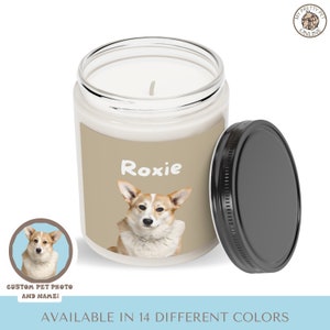 Custom Dog Candle , Personalized Dog Lover Gift, Dog Mom Candle, Granddog Gift, New Dog Owner Candle, Dog Mama Present Custom Dog Lover Gift