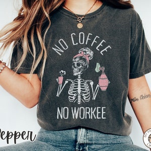 Respiratory Therapist Halloween Shirt, Coffee Lover Halloween RT Shirt, Spooky Respiratory, Funny RT Shirt Rt Gifts Rt Life Respiratory Hero
