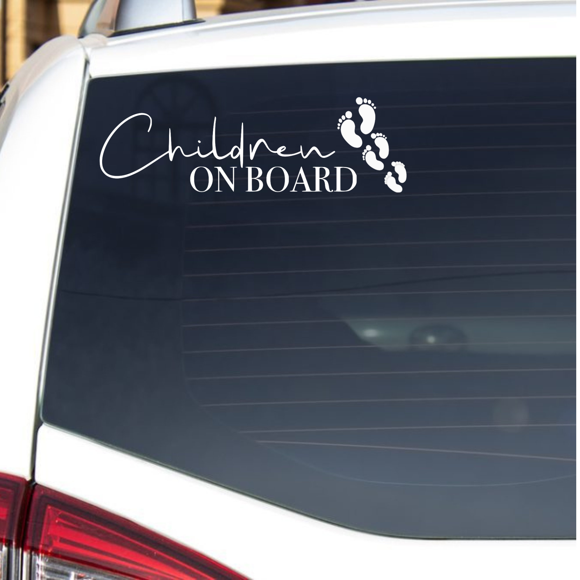 Happy Family on Board Car Sticker, Car Window Decal, Family Decal, Baby on  Board Sign, Babies on Board, Children Sign, Children on Board 268 