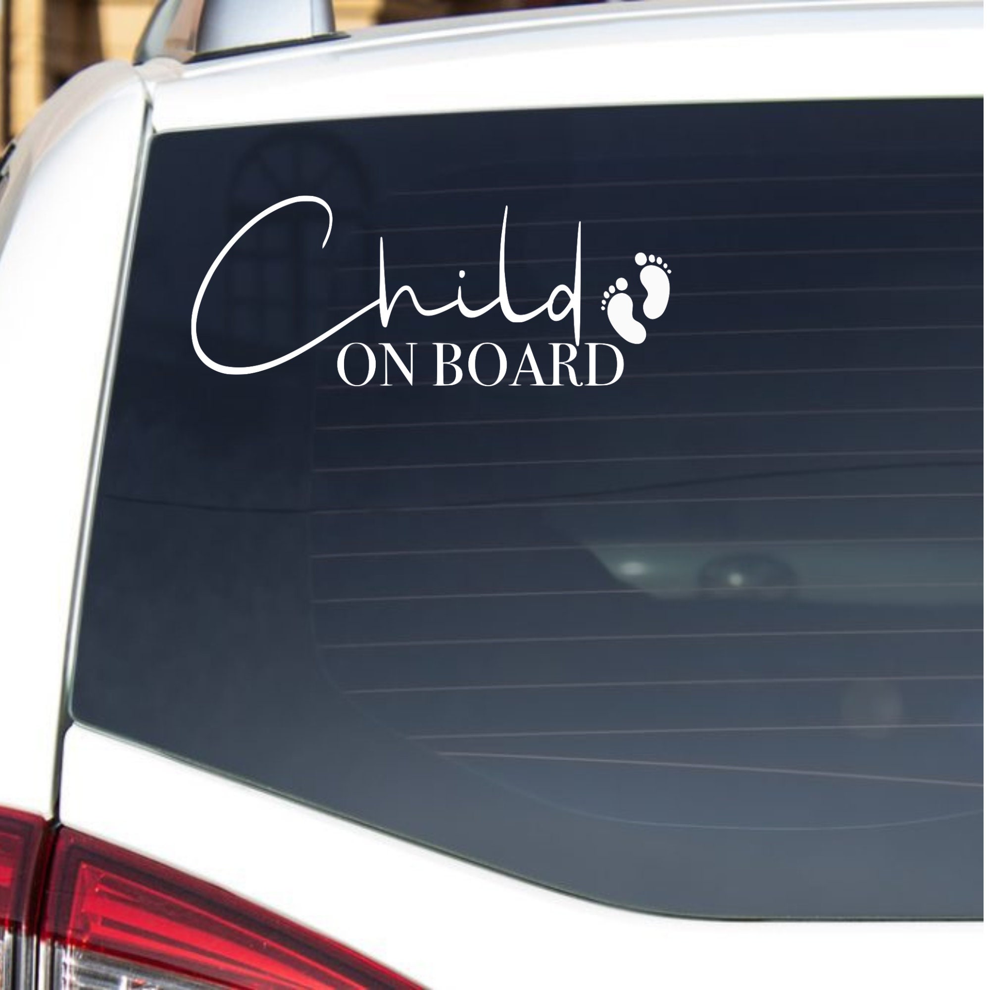 Child on Board Car Decal, Baby on Board, Car Stickers, Child on
