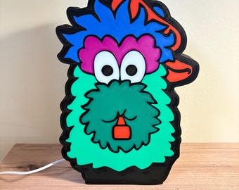 Philadelphia Fan Inspired LED Lightbox (head)