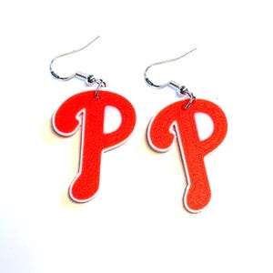 Philadelphia Baseball Fan Inspired earrings