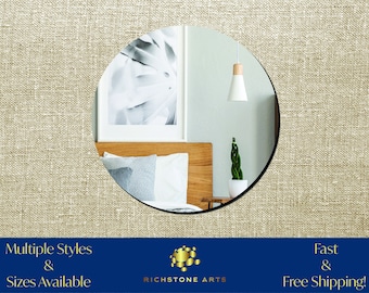 Decorative CIrcle Shaped Acrylic Mirror | Many Shapes Available