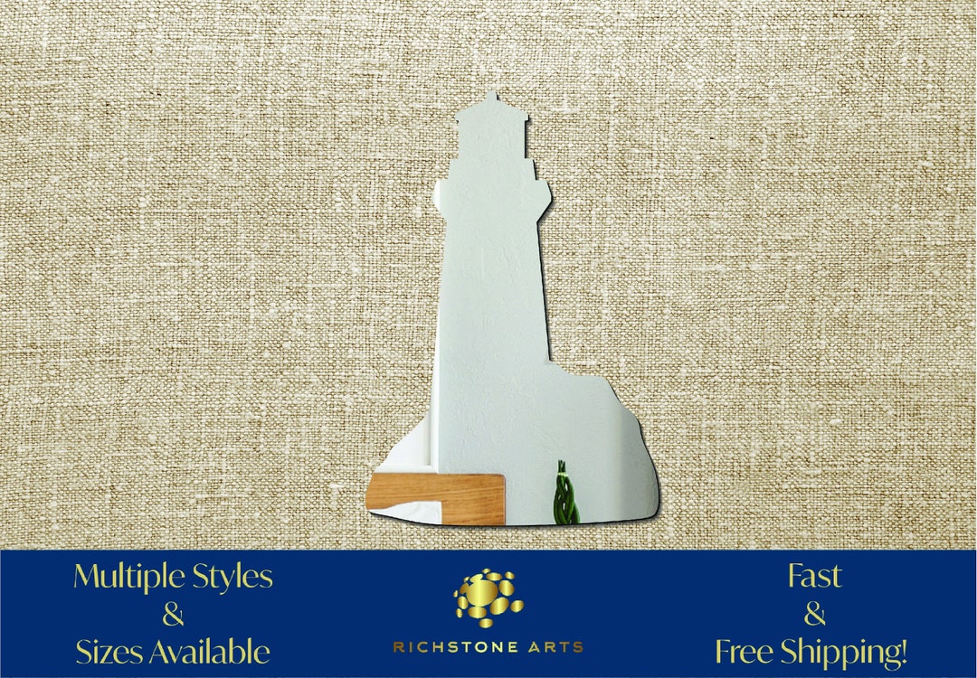 Decorative Lighthouse Shaped Acrylic Mirror | Many Shapes Available - Etsy