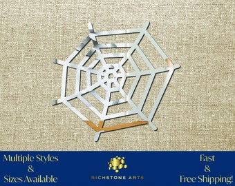 Decoration Spider Web Shaped Acrylic Mirror | Many Shapes Available
