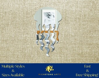 Decorative Jellyfish Shaped Acrylic Mirror | Many Shapes Available