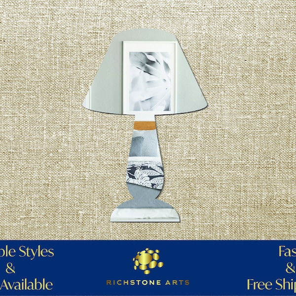 Decorative Lamp Shaped Acrylic Mirror | Many Shapes Available