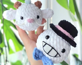 12-in-1 Jumbo Anime Characters PDF Crochet Pattern Pack