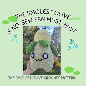 Smolest Olive Crochet Pattern – No-Sew Amigurumi (PDF)