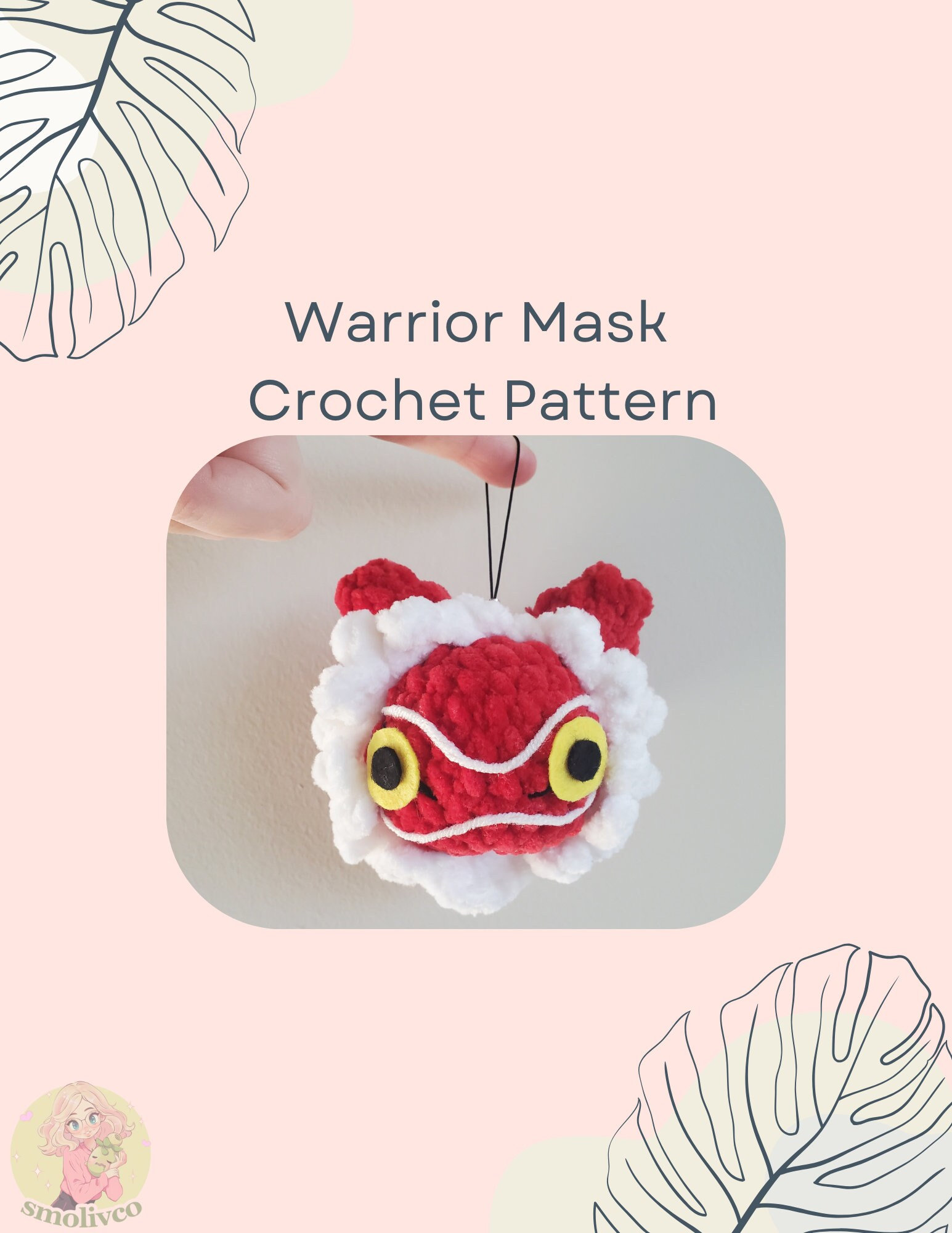 Warrior Mask Anime Crochet Pattern