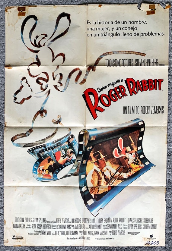 Who Framed Roger Rabbit Movie Poster Who Framed Roger Rabbit Bob