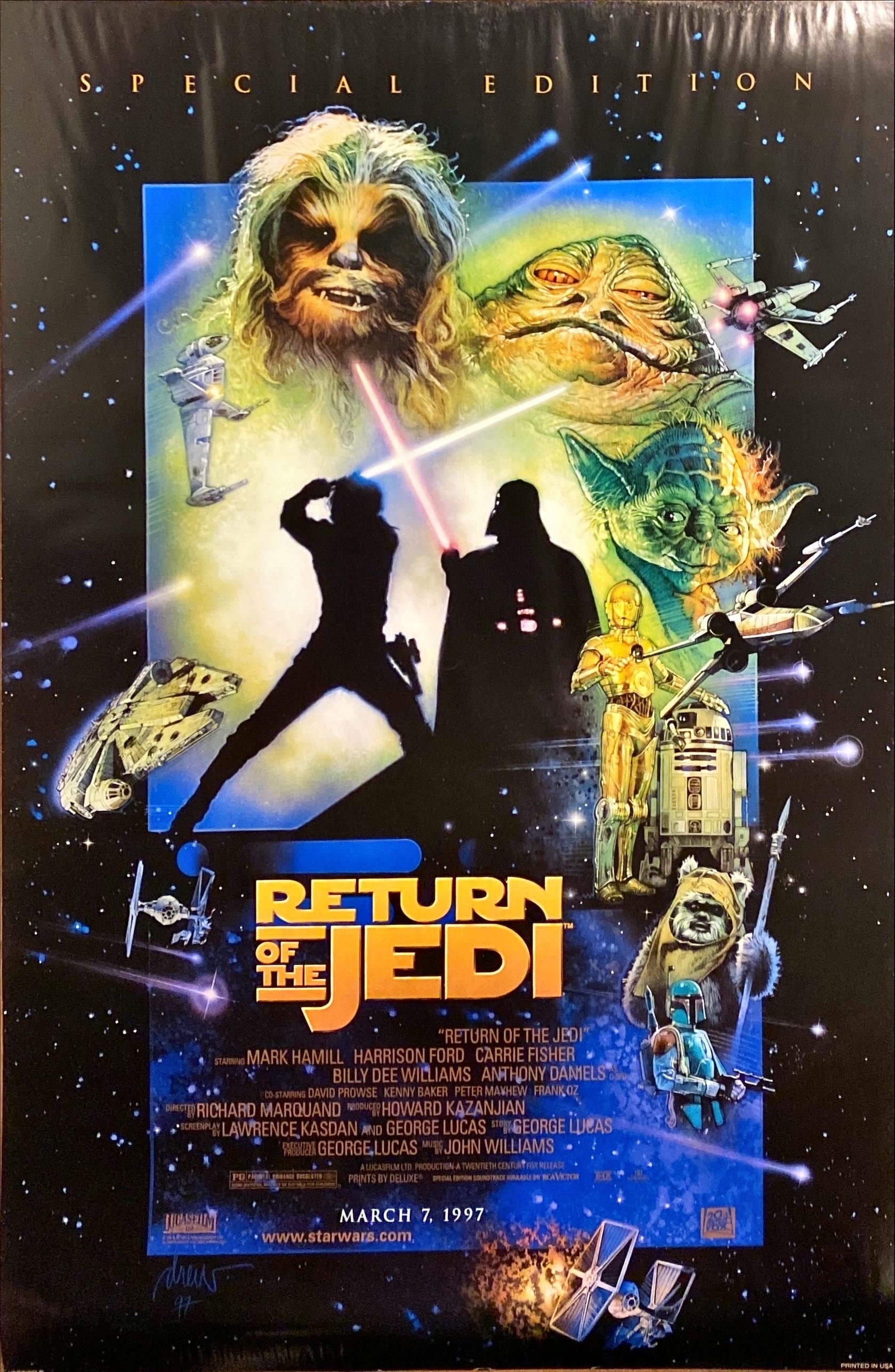 SW-8 Return OF the Jedi Style E Advance 1sh R1997 - Etsy