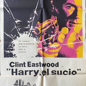 Dirty Harry (1972) One Sheet Movie Poster - ARG