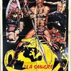 Blood of the Dragon (1973) Original Mexican Poster