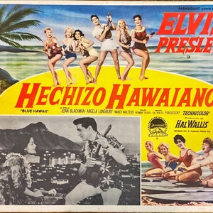Blue Hawaii (1961) 3x Lobby Cards - Elvis Presley, MX