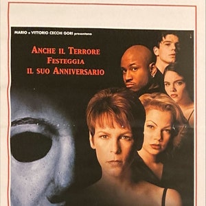 Halloween H2O (1998) Locandine Movie Poster ITAL