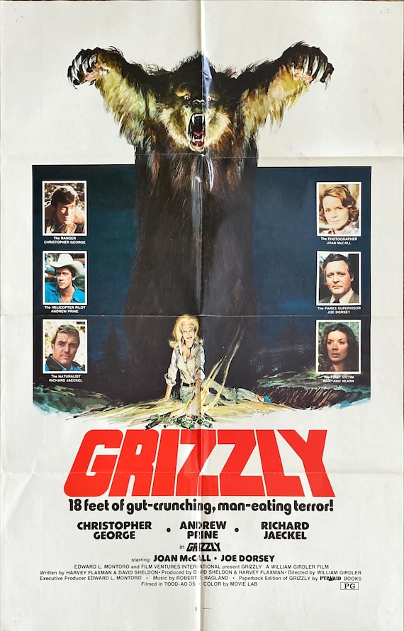 Grizzly (1976) - Original U.S. One Sheet Movie Poster (27x41
