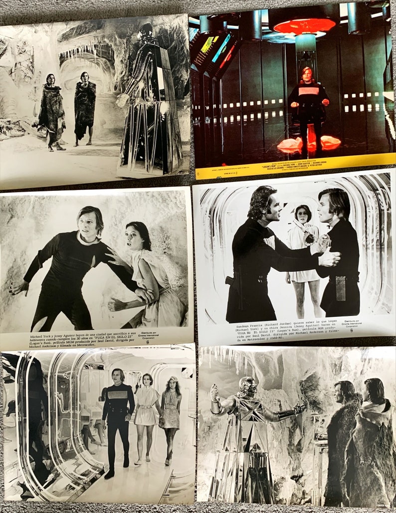 Logan’s Run (1976) Original 8x10 Movie Stills – Set of 12 Michael York ...