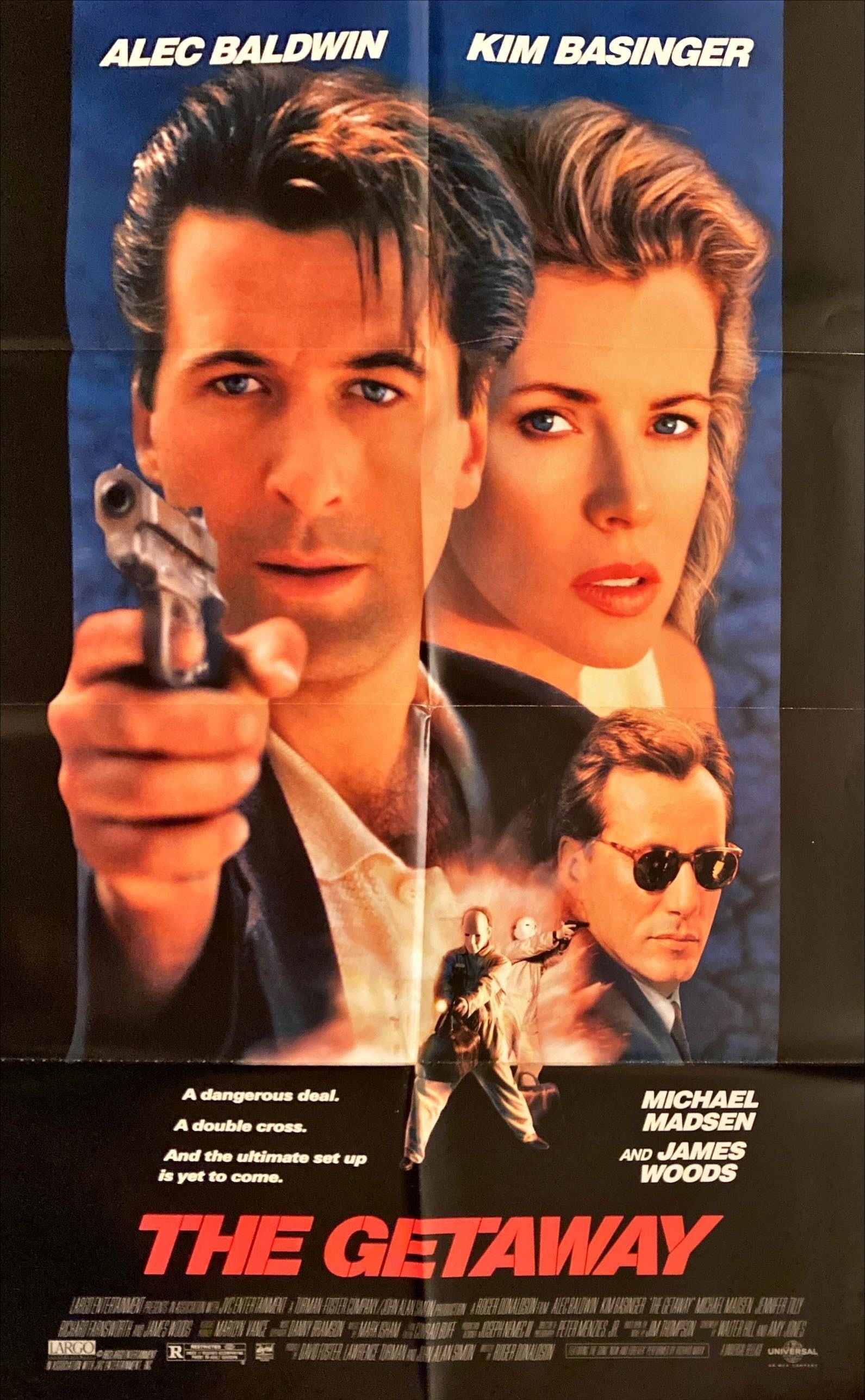 2276 the Getaway Int'l 1sh 1994 James Woods, Alec Baldwin \u0026 Kim Basinger -  Etsy, image size:1591x2573