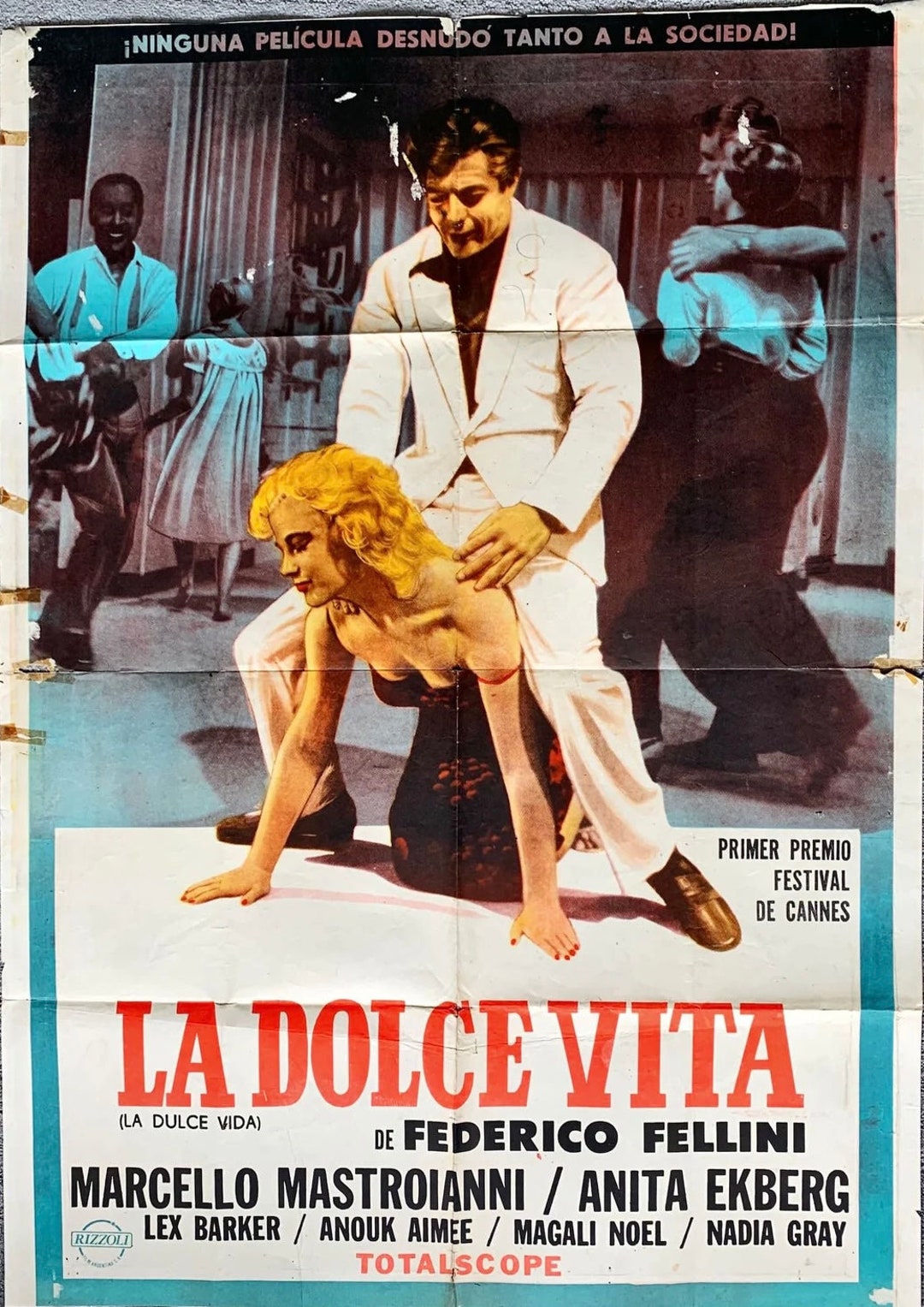 La Dolce Vita 1960 Argentine Movie Poster - Etsy